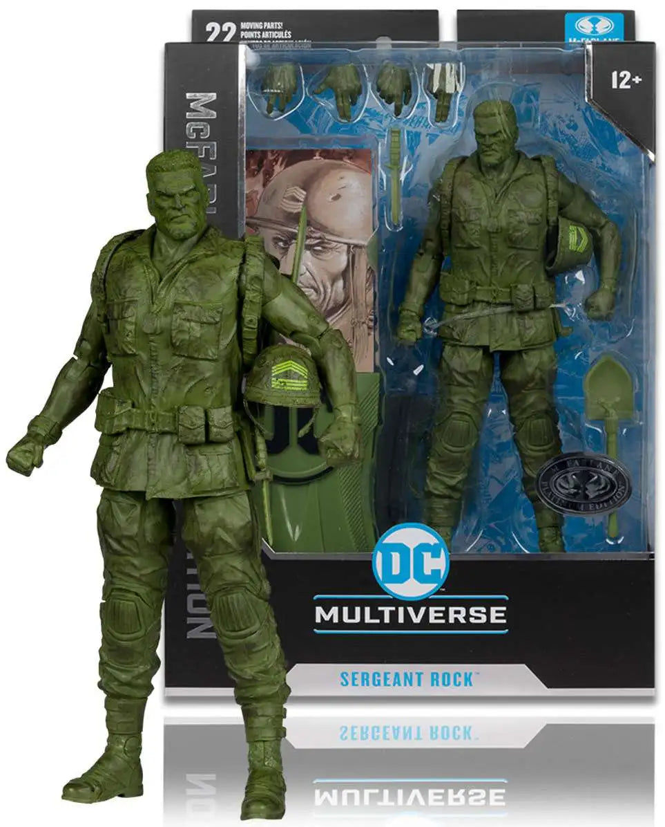 DC Multiverse - Collector Edition: DC Classic Sergeant Rock (14) 7-Inch Scale Action Figure (Platinum Edition)