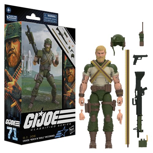 G.I. Joe - Classified Series: (71) Craig "Rock N Roll" McConnel 6-Inch Action Figure