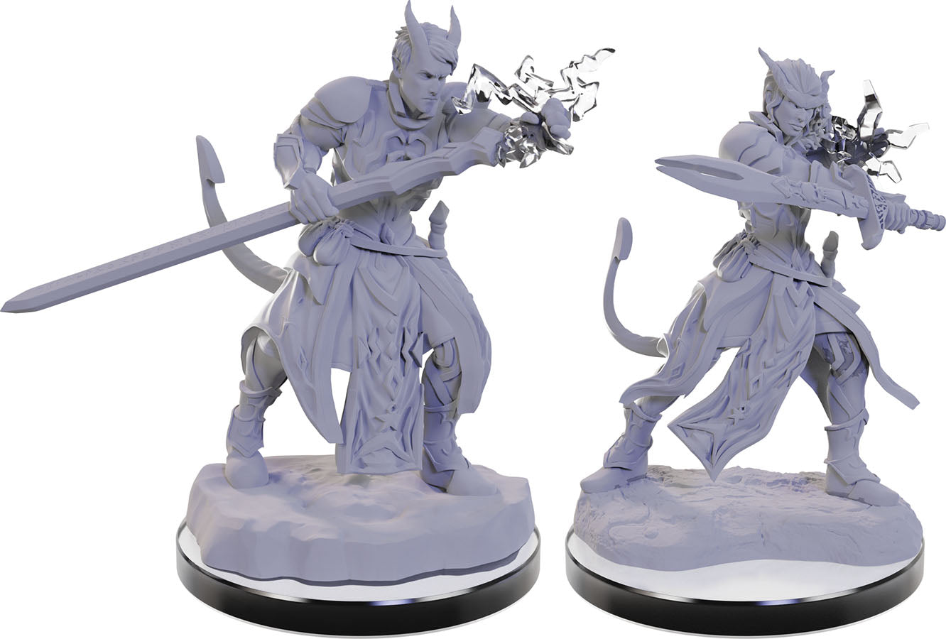 D&D Nolzur's Marvelous Unpainted Miniatures: W22 Tiefling Warlocks