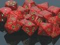 Speckled: Poly Set Strawberry 7-Die Set