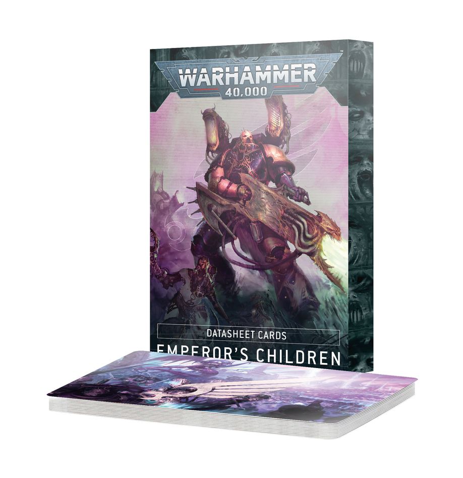 Warhammer 40k - Datasheet Cards: Emperor's Children (10th Edition)