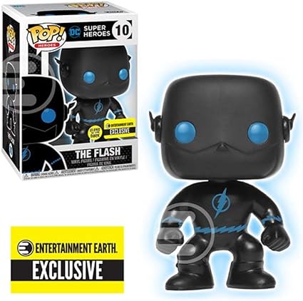 Funko Pop! DC Super Heroes: The Flash Silhouette #10 (Entertainment Earth Glow in the Dark Exclusive)