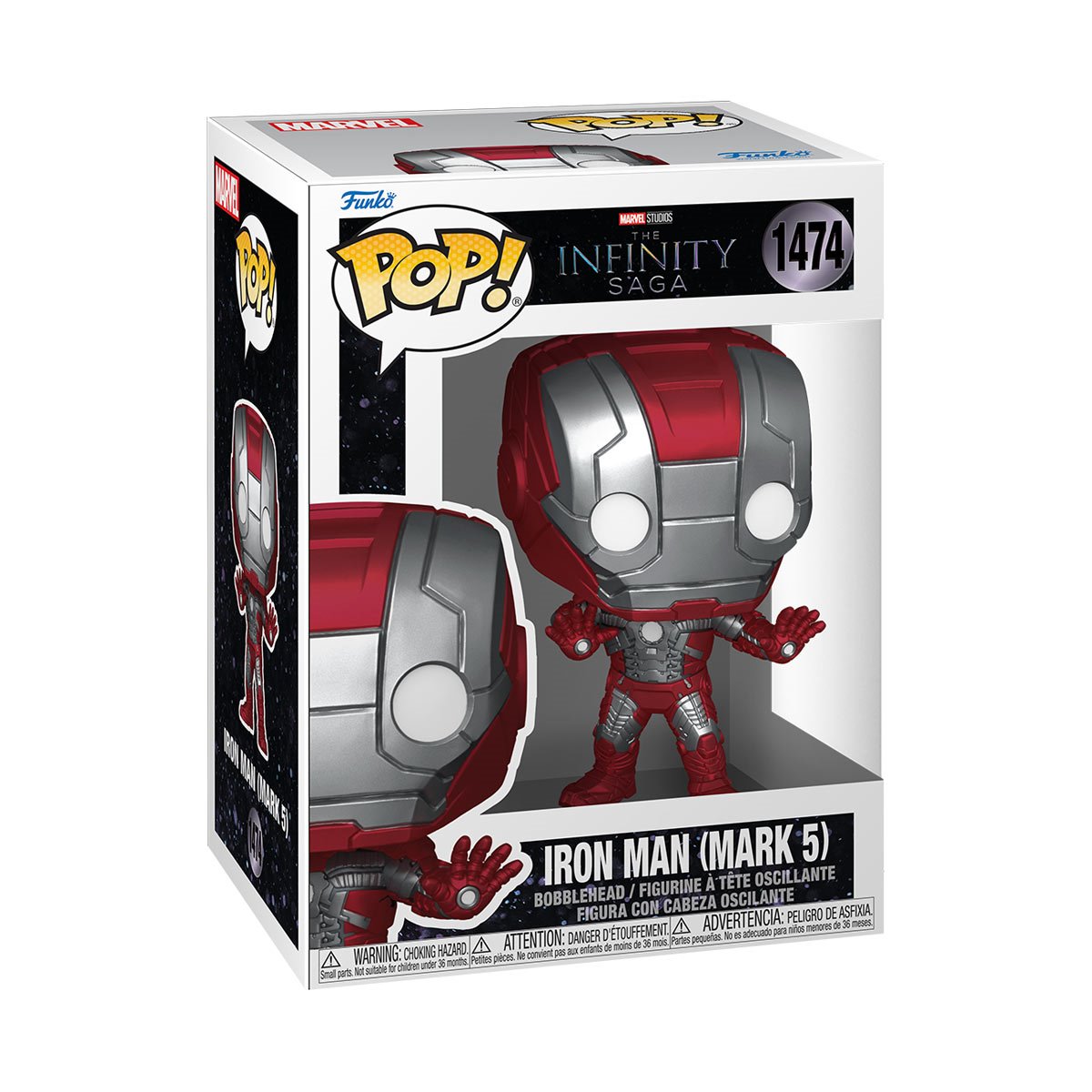 Funko Pop! Marvel The Infinity Saga: Iron Man (Mark 5) #1474