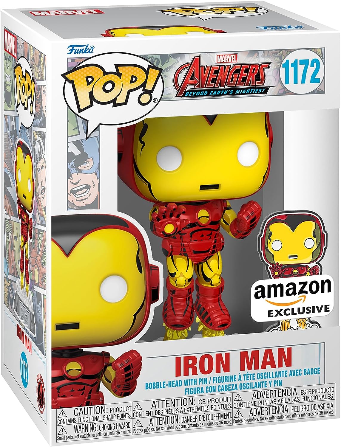 Funko Pop! & Pin - Avengers 60th Anniversary: Iron Man