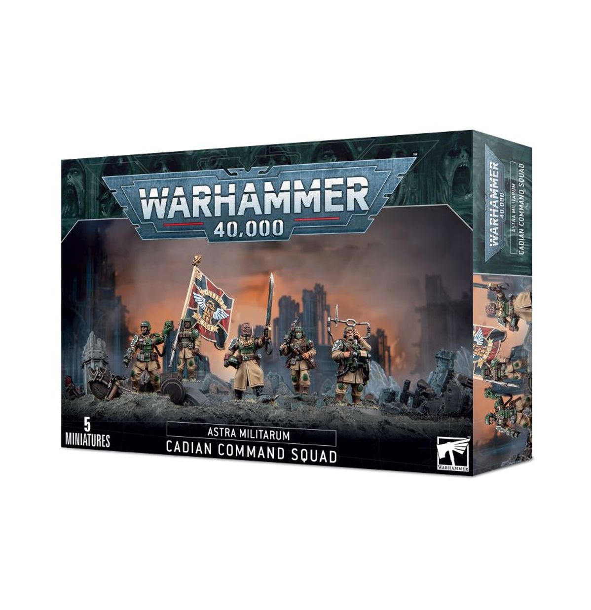 Warhammer 40k - Astra Militarum: Cadian Command Squad (47-09)