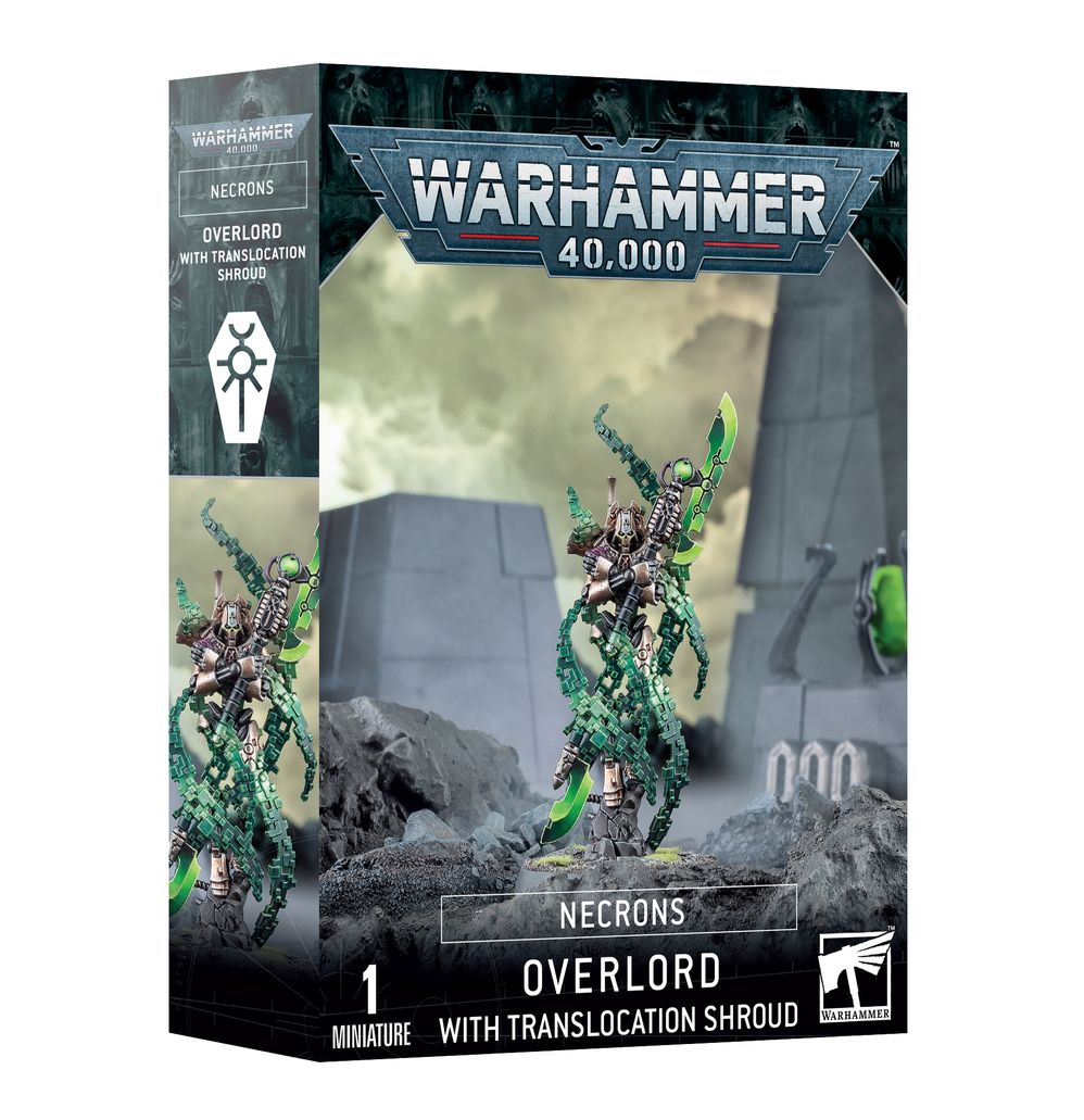Warhammer 40k - Necrons: Overlord with a Translocation Shroud (49-70)