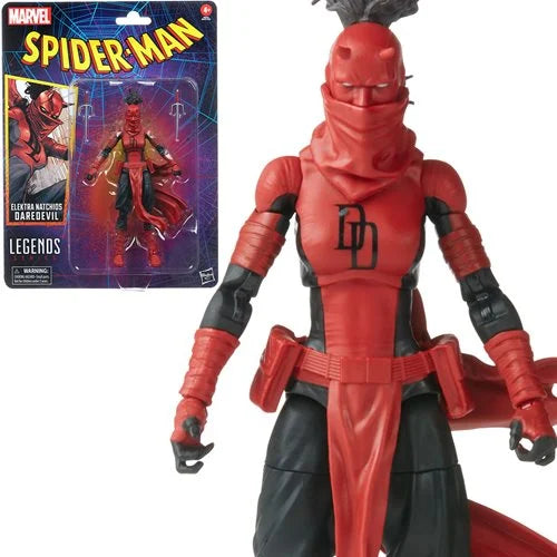 Marvel Legends - Retro Spider-man: Elektra Natchios Daredevil
