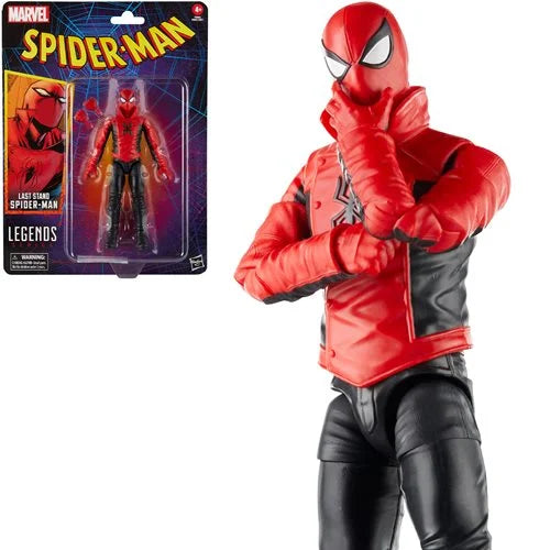 Marvel Legends - Spider-Man: Last Stand Spider-Man Retro Card 6-inch Action Figure