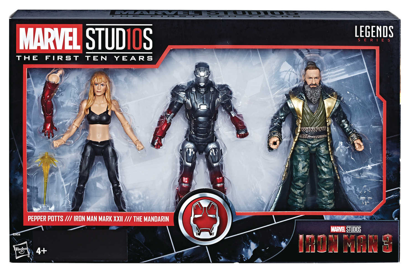 Marvel Legends - MCU 10th Anniversary Iron Man 3 - Pepper Potts, Iron Man, The Mandarin