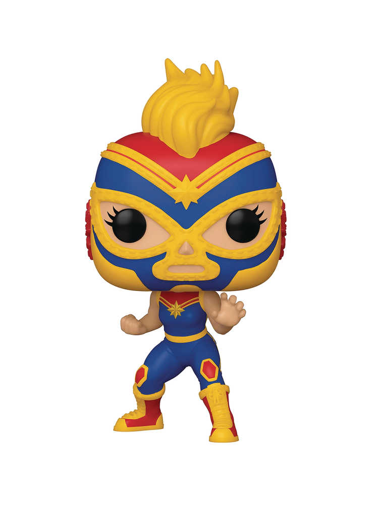 Funko Pop! Marvel Luchadores Captain Marvel Vinyl Figure