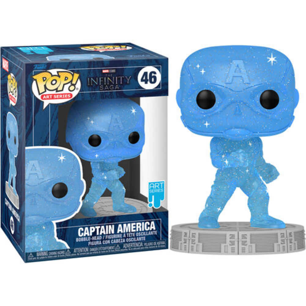 Funko Pop! Artist Series: Infinity Saga - Cap America Blue