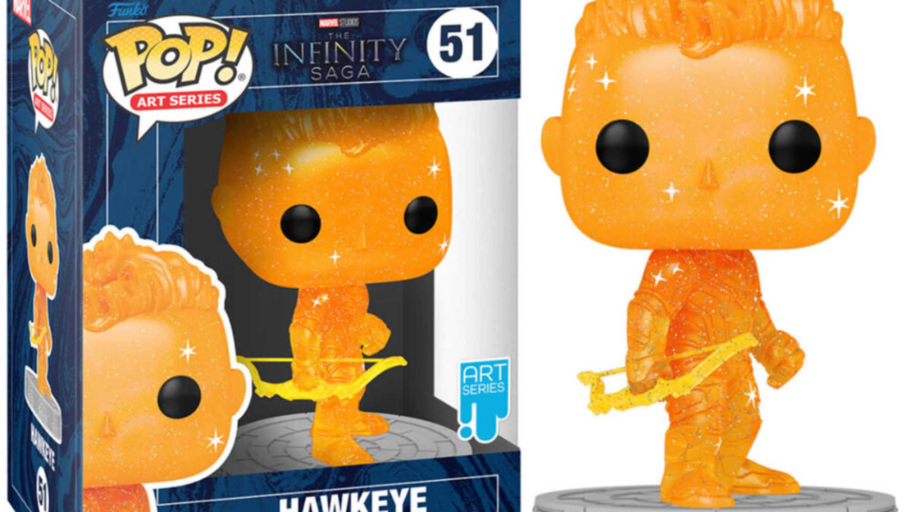Funko Pop! Artist Series: Infinity Saga - Hawkeye Orange – Kitsap Comics  and Games