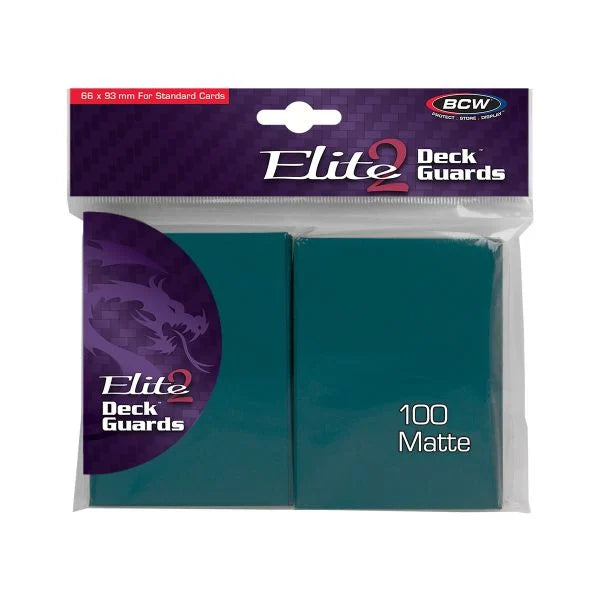Card Sleeves - Elite2 Deck Guard: Teal (Anti-Glare)