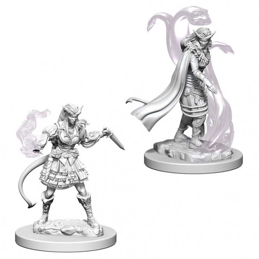 D&D Nolzur's Marvelous Unpainted Miniatures - W04 Tiefling Female Sorcerer