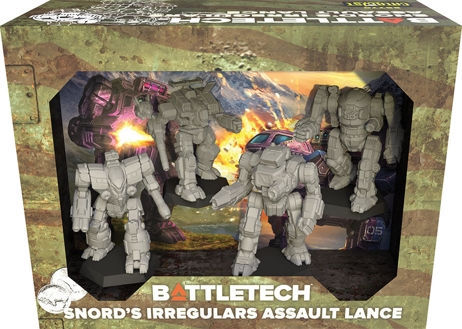 Battle Tech: Miniature Force Pack - Snords Irregulars Assault Lance