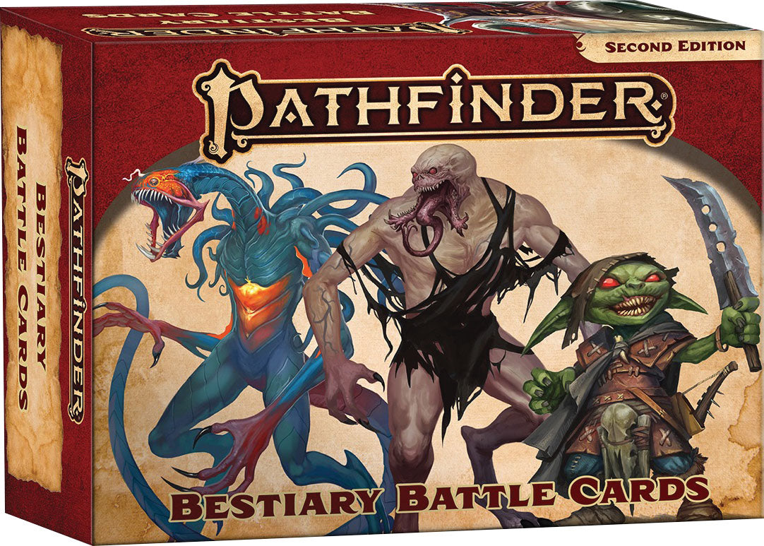 Pathfinder RPG: Bestiary Battle Cards (2nd Edition)