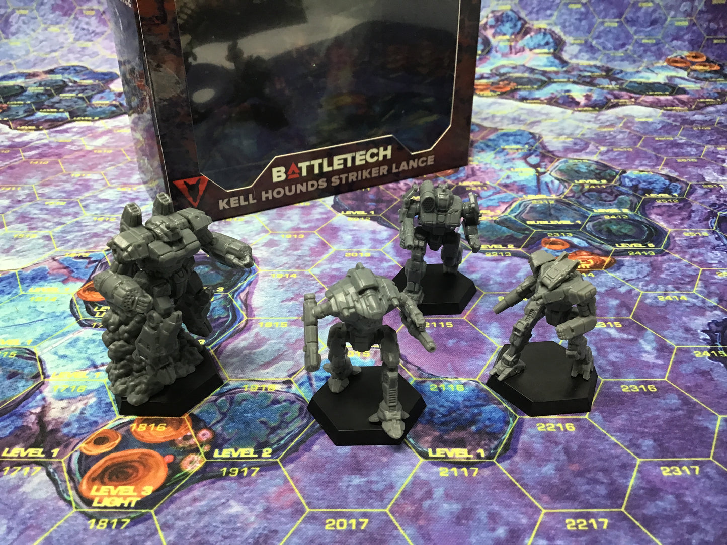 Battle Tech: Miniature Force Pack - Kell Hounds Striker Lance