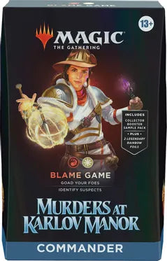 Magic the Gathering CCG: Murders at Karlov Manor Commander Deck - Blame Game