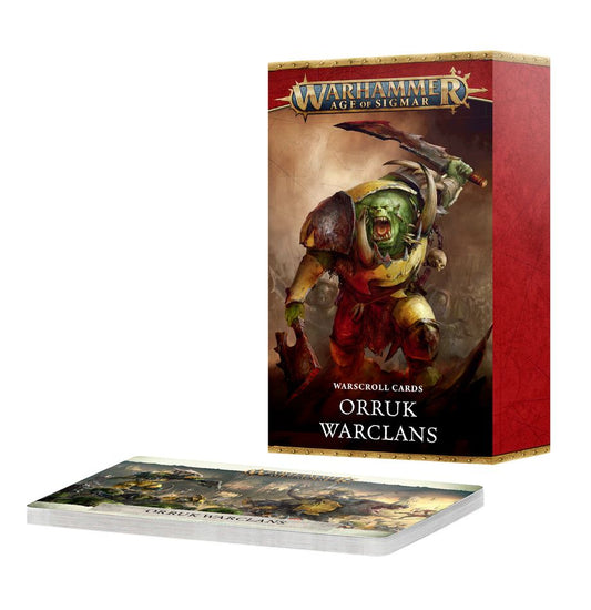 Warhammer Age of Sigmar - Warscroll Cards: Orruk Warclans (4th Edition)