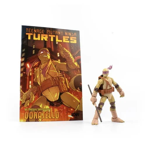 Teenage Mutant Ninja Turtles:  BST AXN - IDW Donatello Action Figure and Comic Book Set