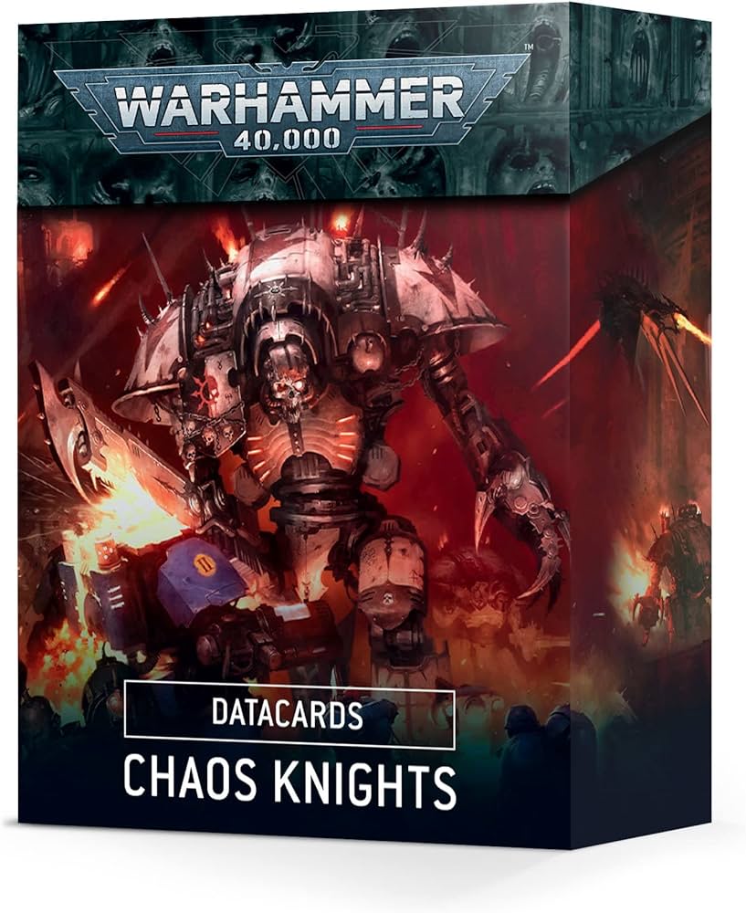 Warhammer 40K - Datacards: Chaos Knights (9th ed)