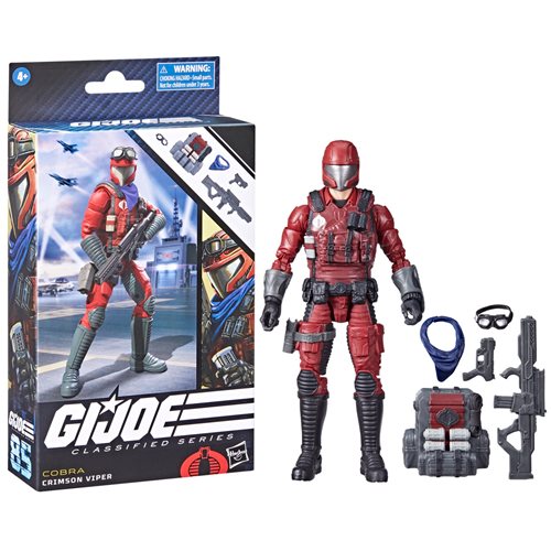 G.I. Joe - Classified Series: (85) Cobra Crimson Viper 6-Inch Action Figure
