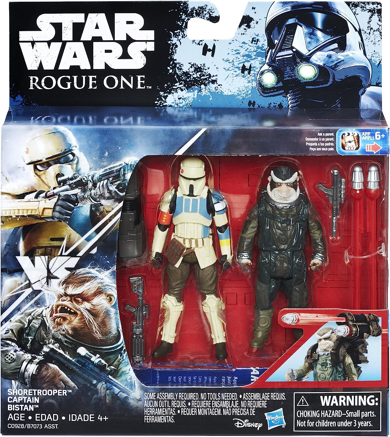 Star Wars: Rogue One - Shoretrooper Captain vs. Bistan 3.75-Inch Action Figures