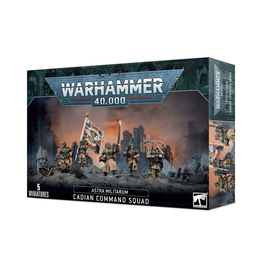 Warhammer 40k - Astra Militarum: Cadian Command Squad (47-09)