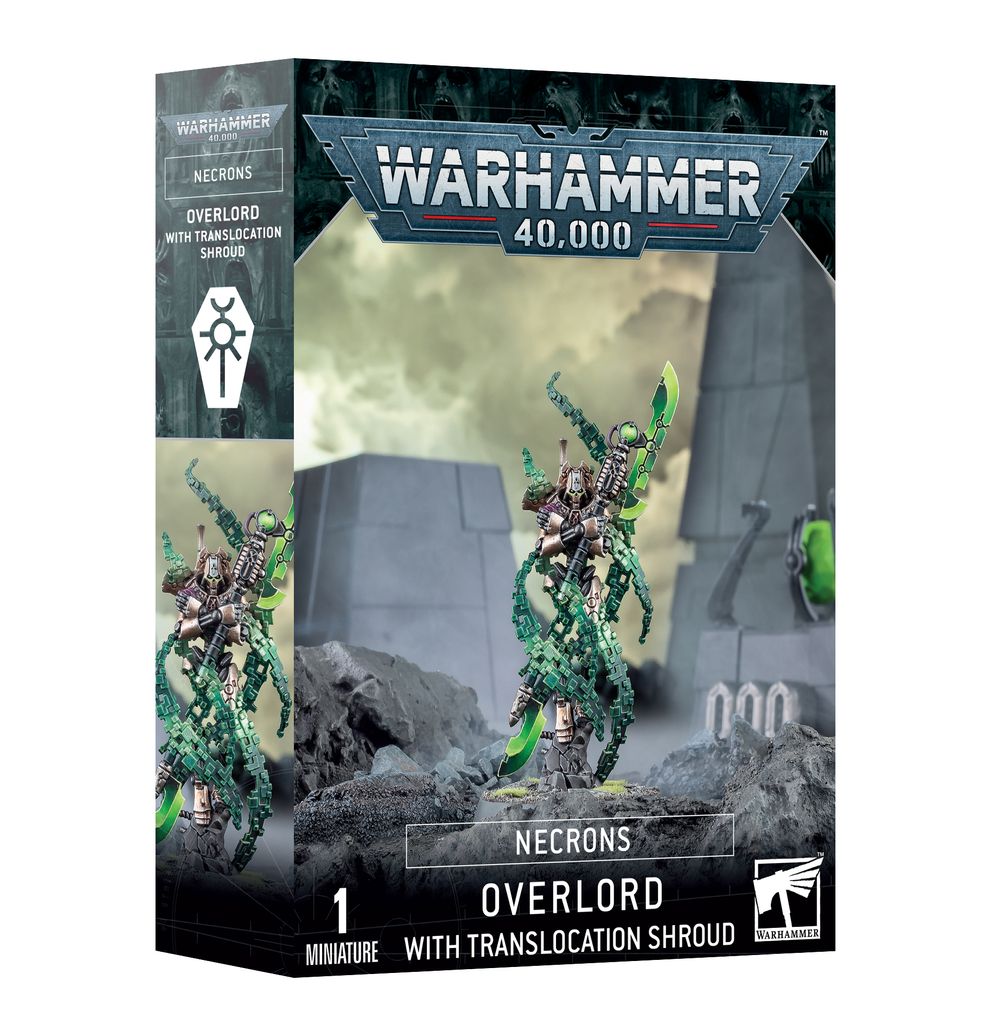 Warhammer 40k - Necrons: Overlord with a Translocation Shroud