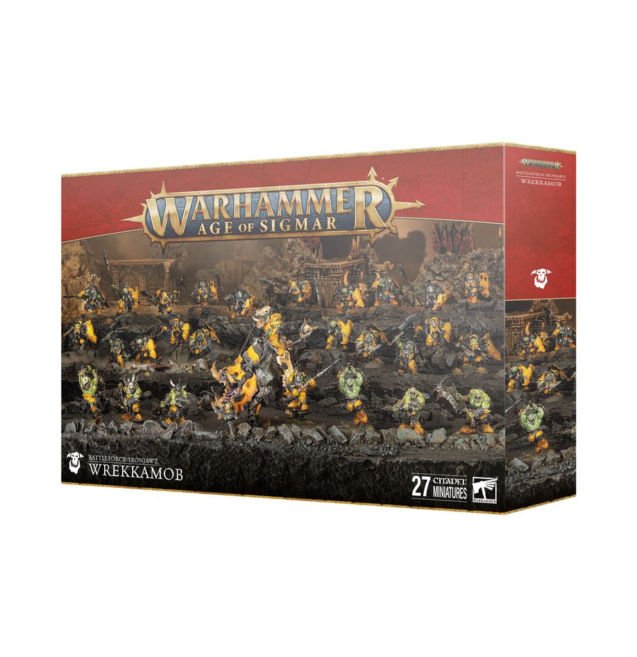 Warhammer Age of Sigmar - Ironjawz: Wrekkamob Battleforce Box