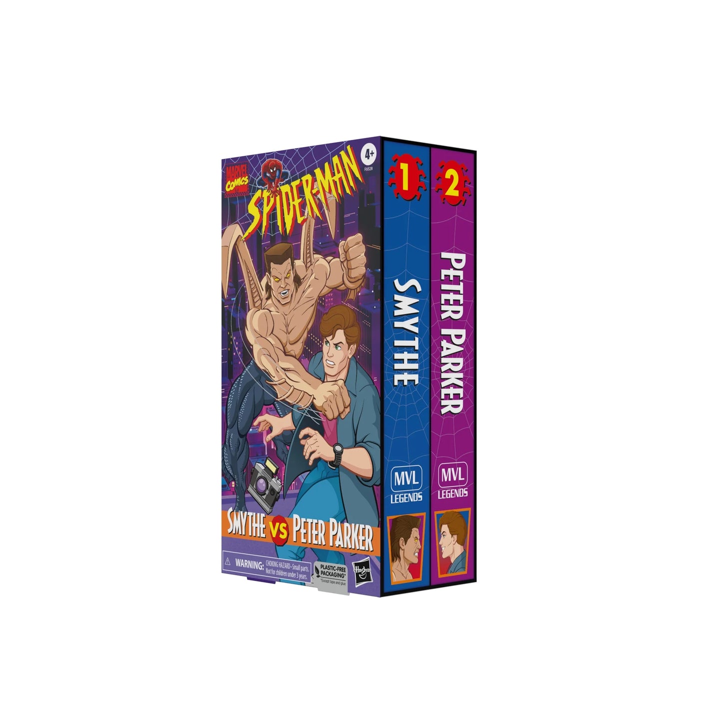 Marvel Legends - 90's Animated VHS: Smythe & Peter Parker 6in Action Figure (Exclusive)