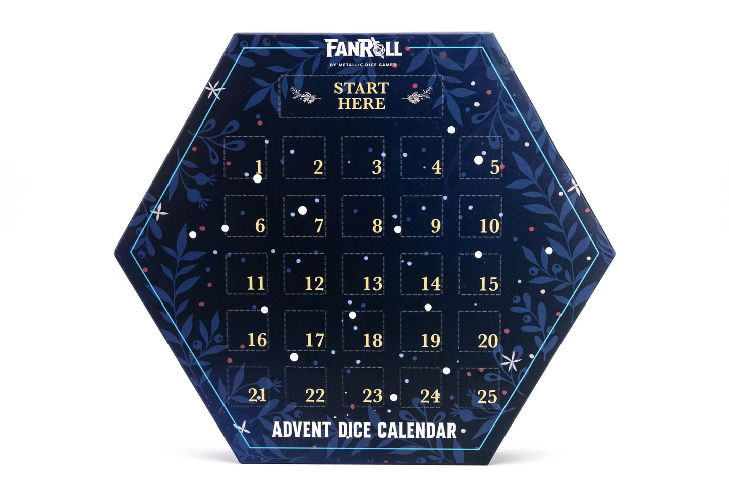 Fan Roll Advent Dice Calendar