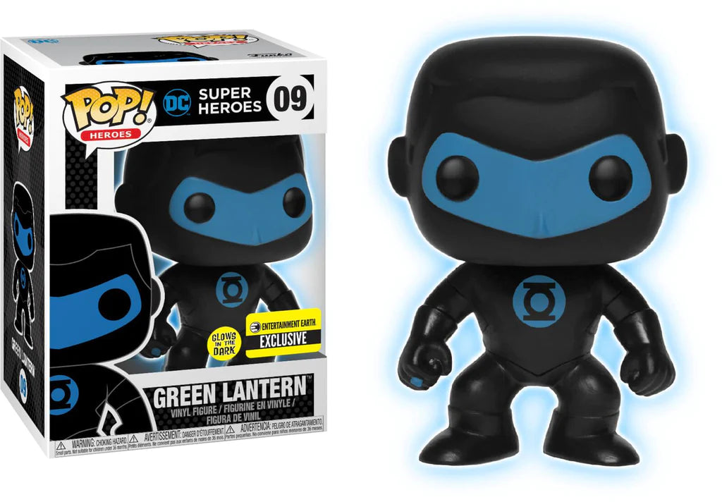 Funko Pop! DC Super Heroes: Green Lantern Silhouette #09 (Entertainment Earth Glow in the Dark Exclusive)