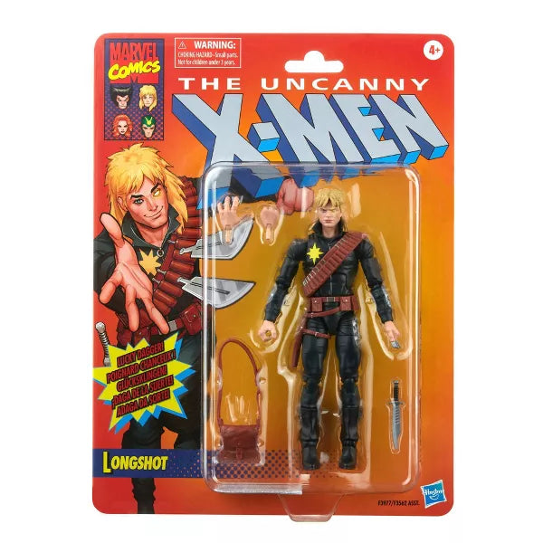 Marvel Legends - Uncanny X-Men: Longshot Retro Card 6-inch Action Figure