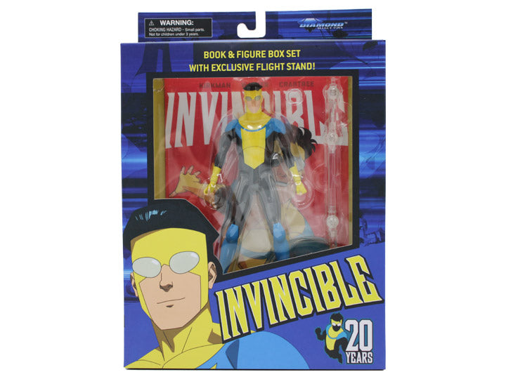 Invincible - Deluxe Action Figure and Volume 1 Comic Book Set (Previews Exclusive) 20th Anniversary