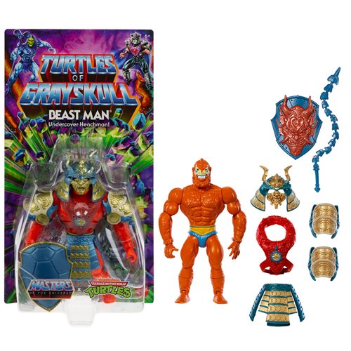 Masters of the Universe: Origins - Turtles of Grayskull - Beast Man 5 1/2 inch Figure