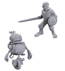 Critical Role Unpainted Miniatures: W23 Orym, of the Air Ashari & Fresh Cut Grass