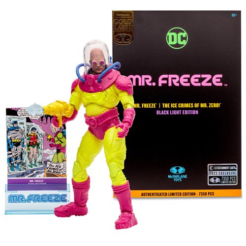 DC Multiverse  - Mr. Freeze: Black Light Gold Label 7-Inch Scale Action Figure (Entertainment Earth Exclusive)