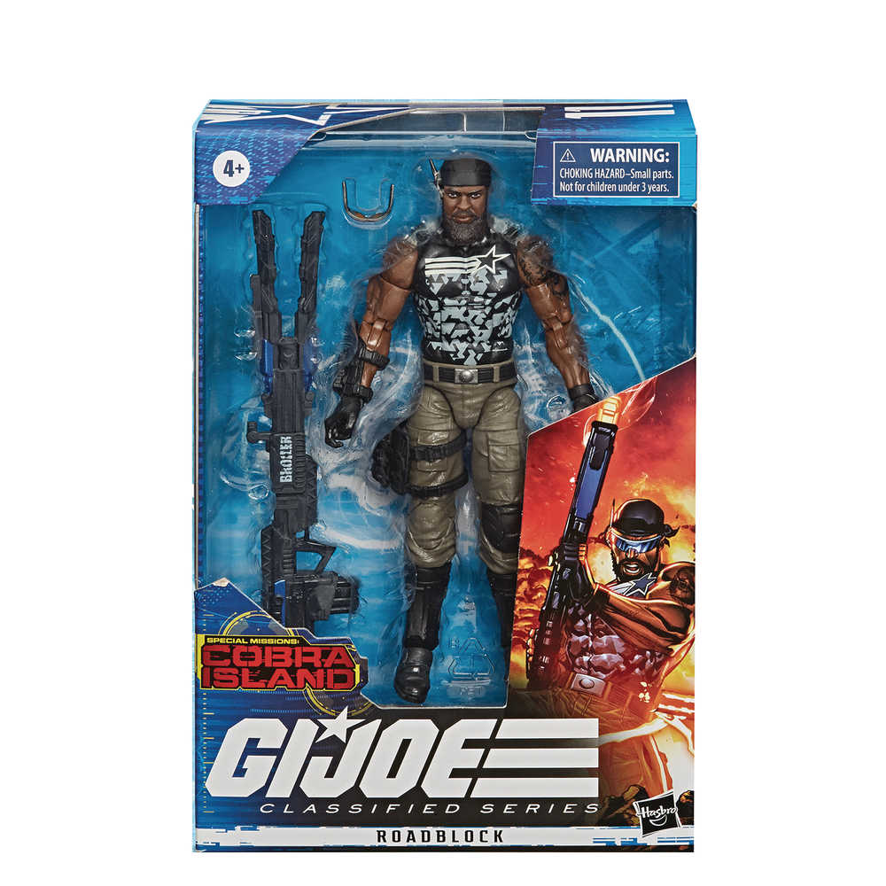 G.I. Joe - Classified Series: (11) Road Block (Cobra Island) Action Figure 6in