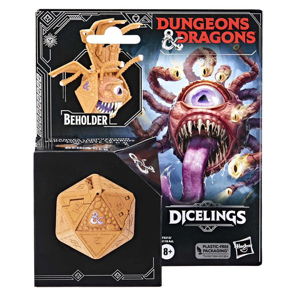 D&D Dicelings Orange Beholder