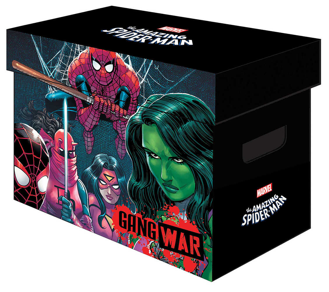Marvel Graphic Comic Short Box Spider-Man Gang War