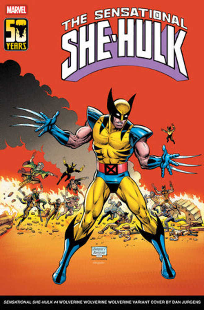 Sensational She-Hulk #4 Dan Jurgens Wolverine Wolverine Variant